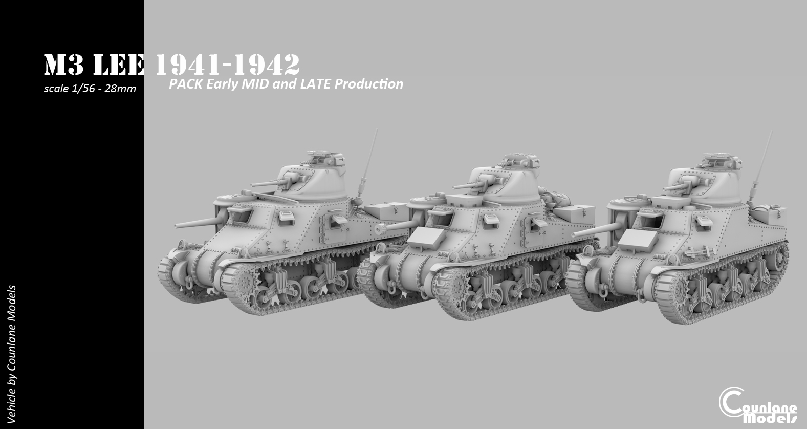 M3 Lee Pack Early, Mid and Late production